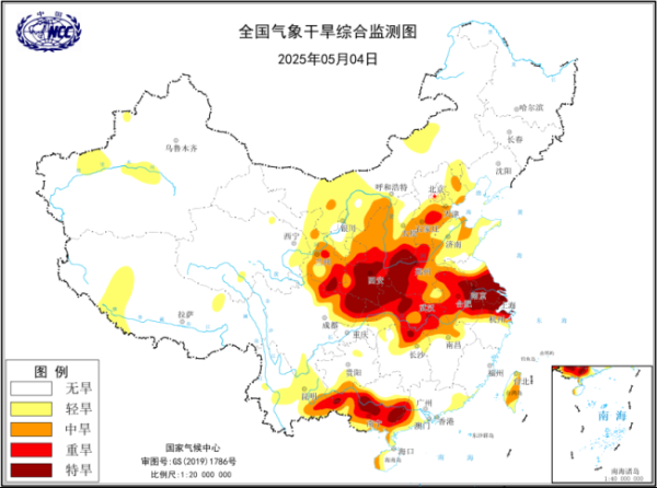 垒富优配 中央气象台继续发布气象干旱黄色预警 多省特旱持续