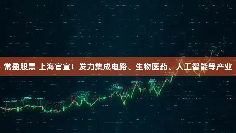 常盈股票 上海官宣！发力集成电路、生物医药、人工智能等产业